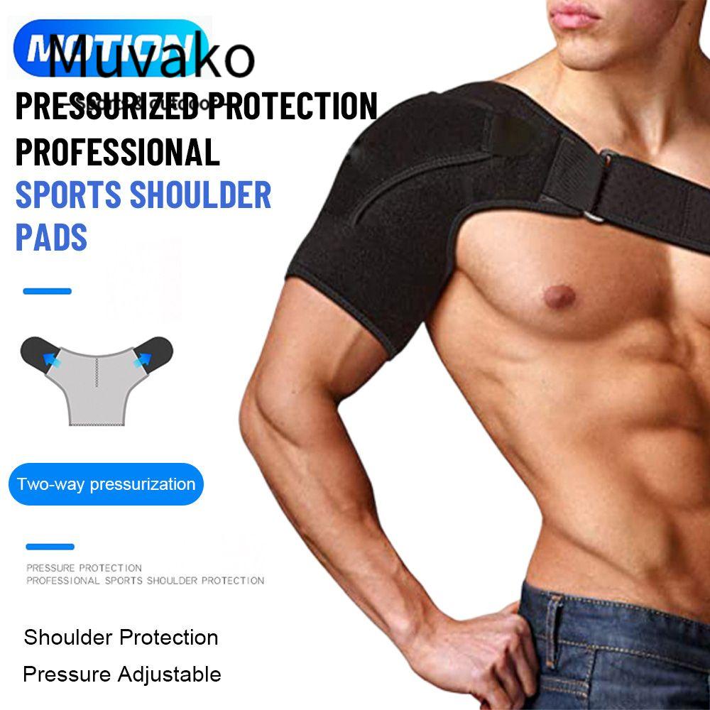MUVAKO Miếng Đệm Vai Thể Thao Giữ Ấm Có Thể Điều Chỉnh