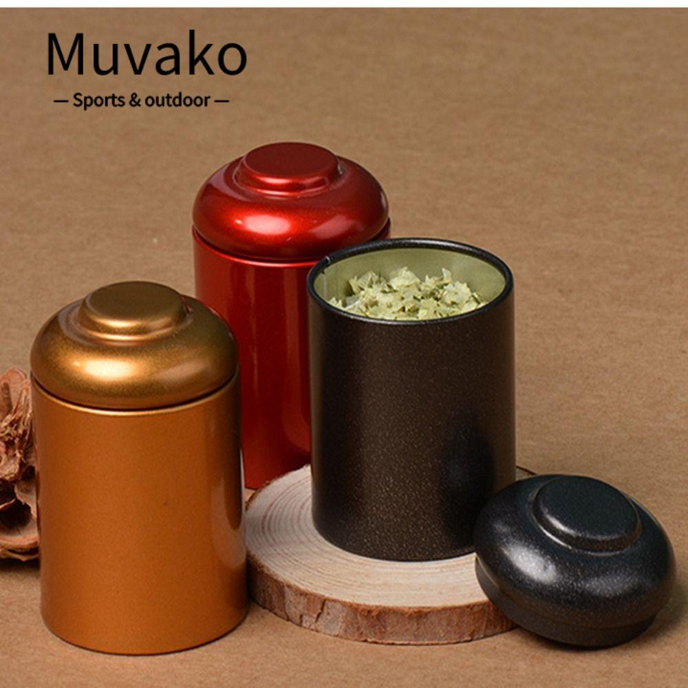 MUVAKO Lọ Thiếc Nhôm Đựng Nến Có Thể Nạp Lại