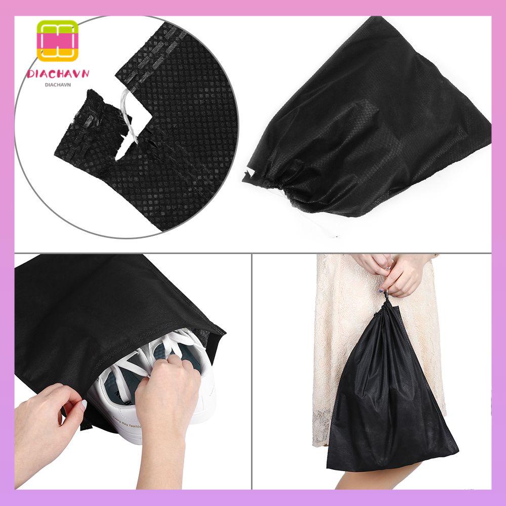 DIACHAVN Set 5 Túi Đựng Giày Bằng Vải Không Dệt Bảo Vệ Khi Đi Du Lịch