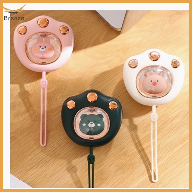 Quạt Điện Sưởi Ấm Bàn Tay Hình Chân Mèo Dễ Thương Sạc Cổng Usb Dùng Khi Đi Cắm Trại Ngoài Trời Vào Mùa Đông
