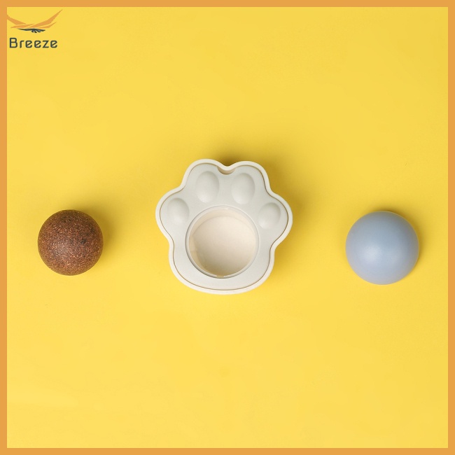 Bóng Catnip In Dấu Chân Dễ Thương Dùng Làm Sạch Răng Cho Mèo Trong Nhà