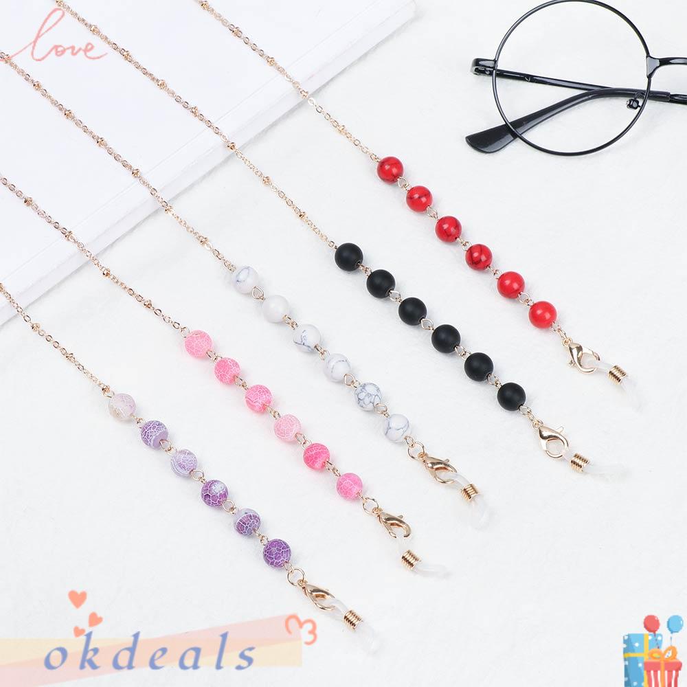 OKDEALS Giá Đỡ Mắt Kính Đính Hạt Pha Lê Thời Trang Cho Nam Và Nữ