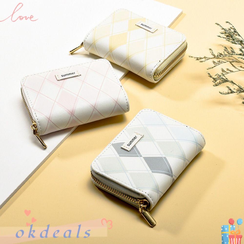 Ví Da Pu Kiểu Hình Học Đính Tua Rua Sang Trọng Cho Nữ