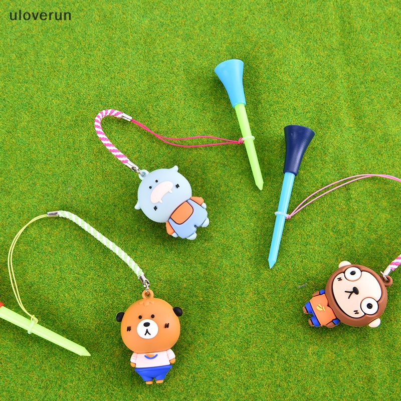 1 Phụ Kiện Giữ Bóng Golf Bằng Cao Su Họa Tiết Hoạt Hình Chống Mất Tiện Lợi