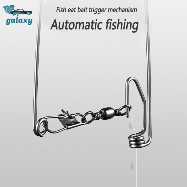 Galaxy Bộ 10 Dụng Cụ Kích Hoạt Lưỡi Câu Tự Động Bằng Thép Không Gỉ