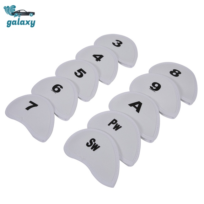Galaxy Set 10 Vỏ Bọc Đầu Gậy Đánh Golf Chống Trầy Xước Tiện Dụng