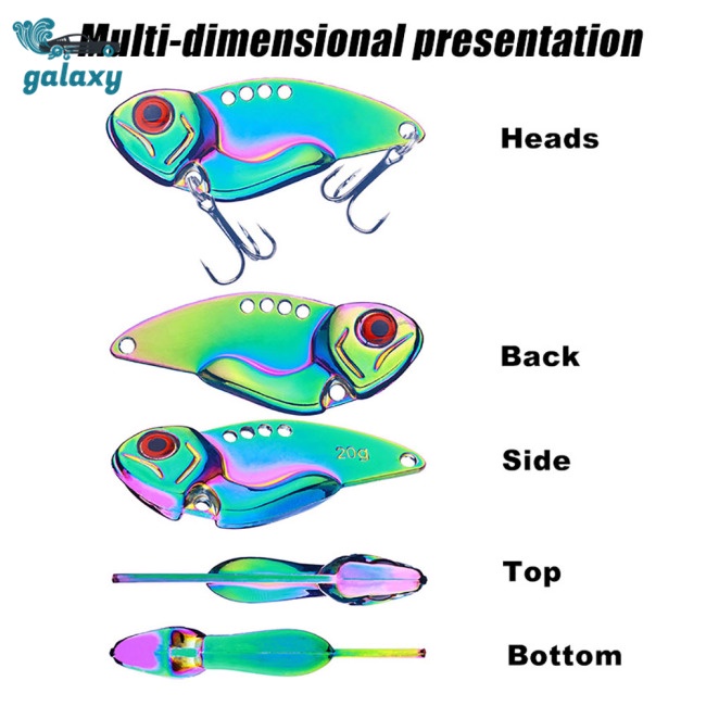 Galaxy Set 6 Mồi Giả Nhử Cá 3d 7g 10g Bằng Nhựa Mắt Dài Nhiều Màu Sắc