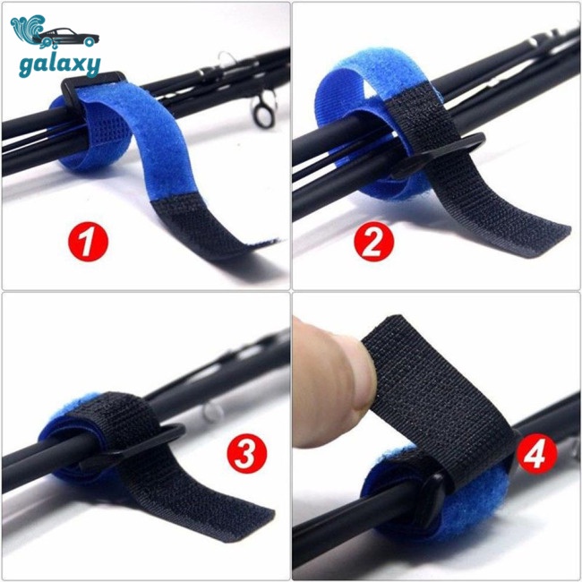 Galaxy Set 20 Dây Cột Cần Câu Cá 20cm Nhiều Màu Chống Trượt Có Thể Tái Sử Dụng