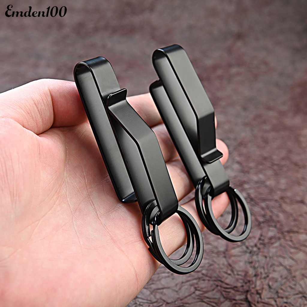 Kẹp Giữ Chìa Khóa Bằng Thép Không Gỉ Chống Thất Lạc Thông Dụng