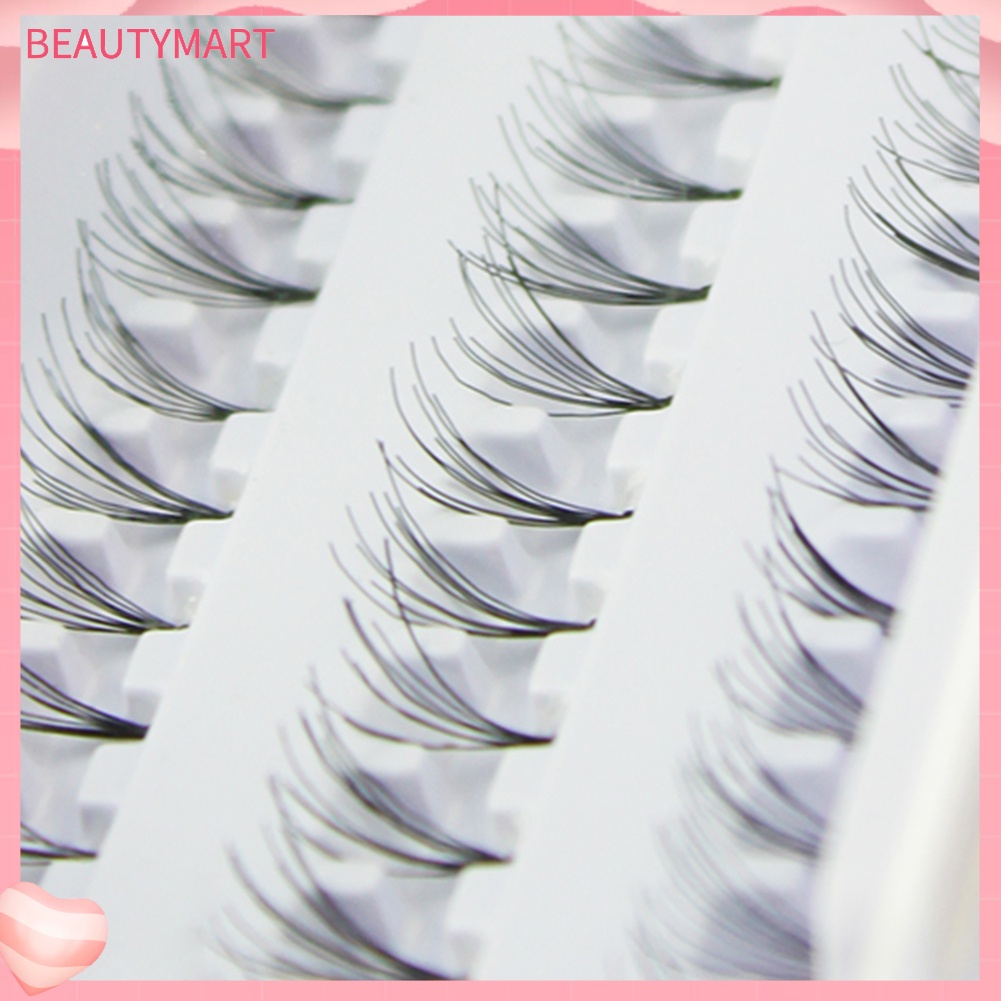 Cụm Lông Mi Giả Màu Đen 8 / 10 / 12mm Tự Làm Trang Điểm Cho Nữ