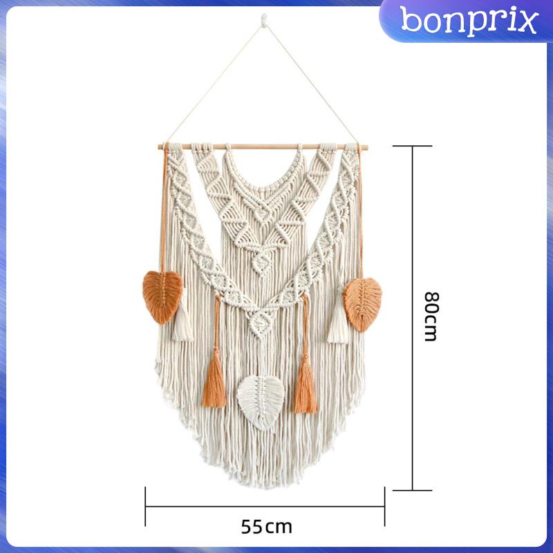 Thảm Macrame Treo Tường Trang Trí Phong Cách Bohemian 21.6x31.5inch