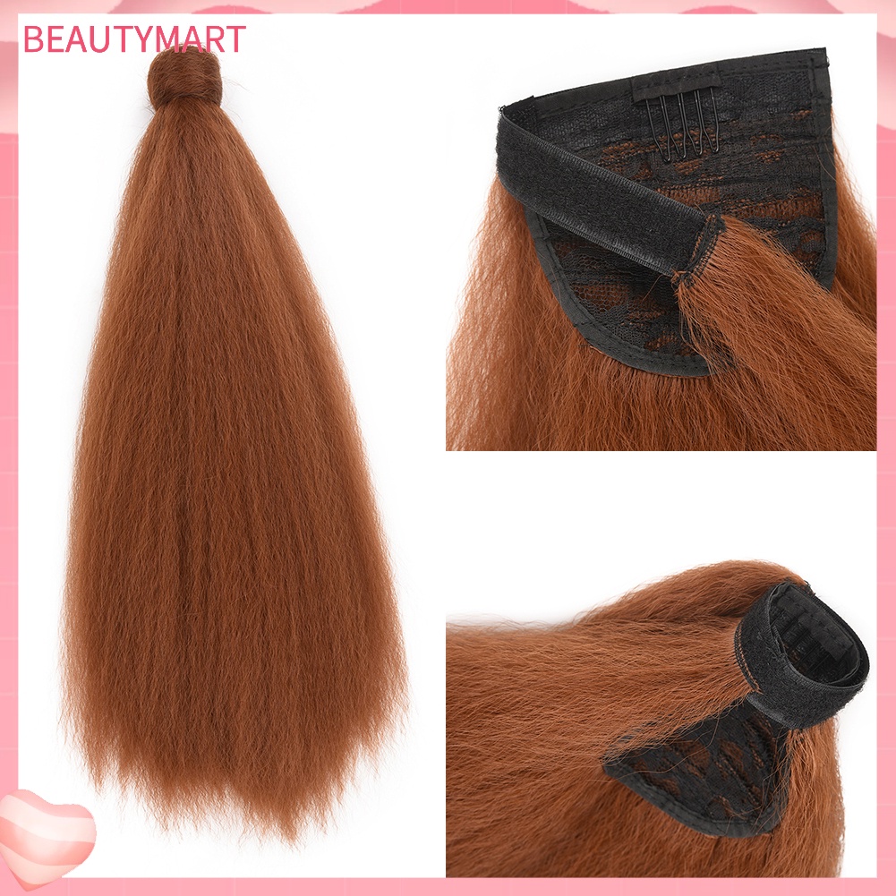 Bộ Tóc Giả Dài 55cm Bằng Sợi Tổng Hợp Và Lông Ngựa Phong Cách Châu Phi Dành Cho Nữ