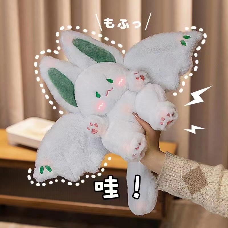 Gấu bông Thỏ Dơi trắng siêu dễ thương mềm mại - Thú bông hình dơi - Thú nhồi bông nhập khẩu - Gấu bông giá rẻ