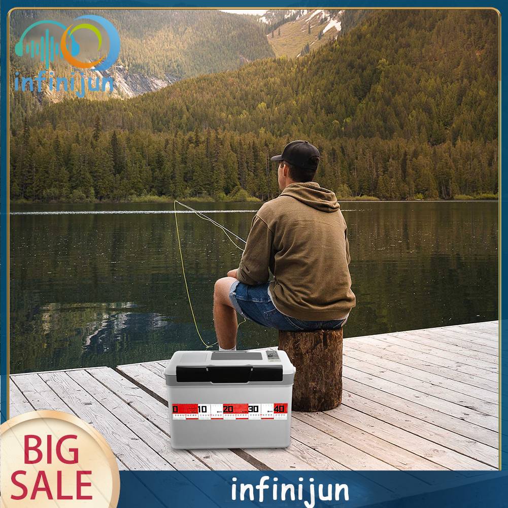 Bộ 2 Thước Đo Lường 65cm Gắn Mồi Câu Cá Chuyên Dụng