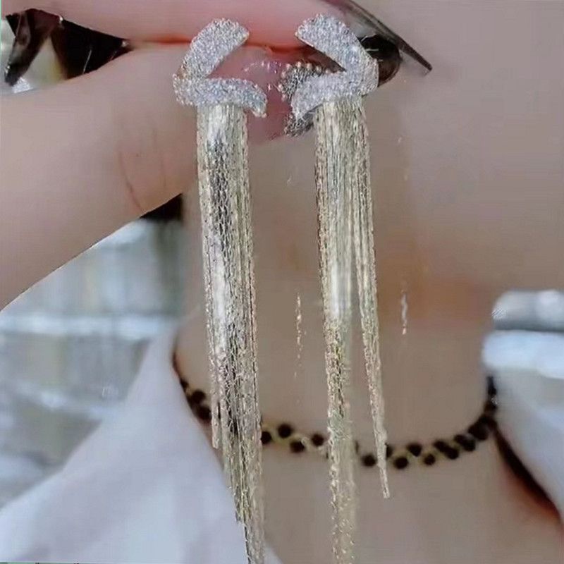 Bông Tai Dáng Dài Tua Rua Phong Cách Cá Tính Bán Chạy Nhất Năm 2023