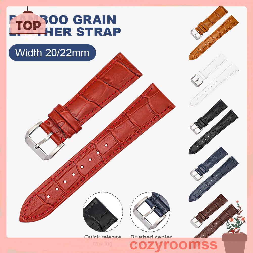 Dây Đồng Hồ Đeo Tay Thời Trang Bằng Da Dành Cho Nam Và Nữ