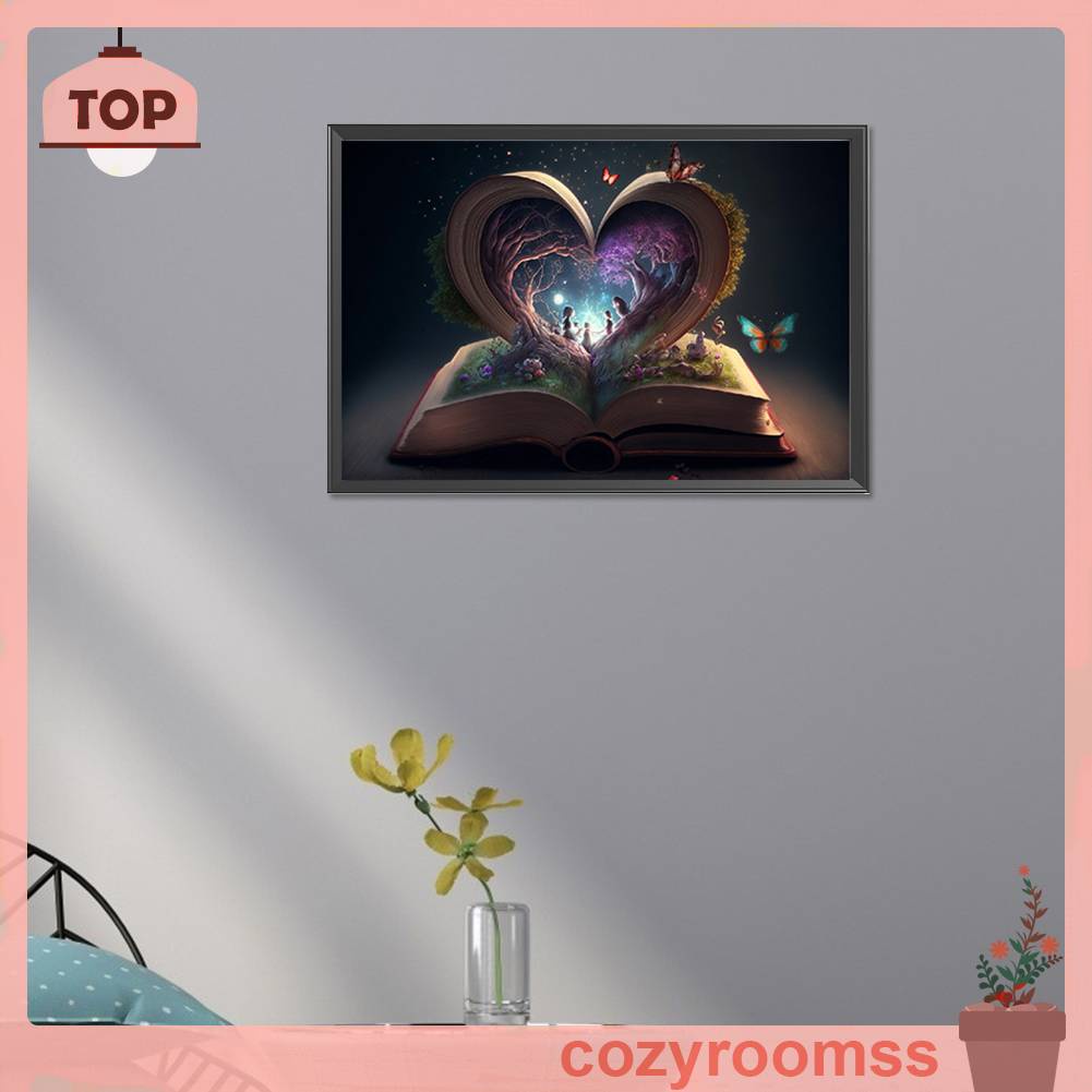 Tranh Đính Đá Kim Cương Toàn Bộ 5D DIY Hình Vẽ Cây