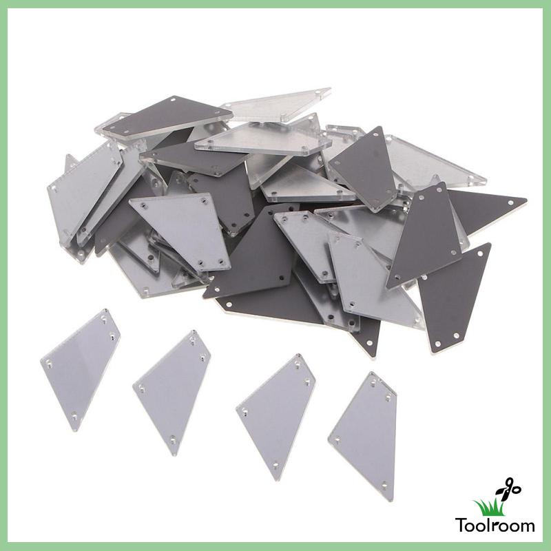 Bộ 50 Viên Đá Pha Lê Acrylic Dùng May Giày / Trang Trí Váy