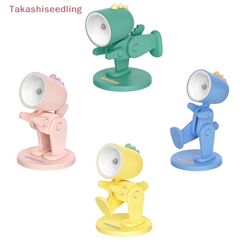 (Takashiseedling) Mới Nhất Đèn Ngủ LED Để Bàn Hình Động Vật Hoạt Hình Dạng Gập Sáng Tạo Bảo Vệ Mắt Thú Cưng Cún Cưng