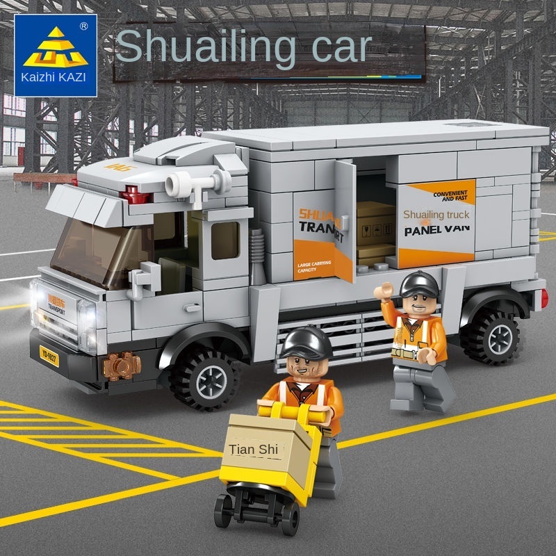 Đồ Chơi Lắp Ráp Lego Xe Tải Vận Chuyển Thành Phố Phù Hợp Làm Quà Sinh Nhật Cho Bé Trai