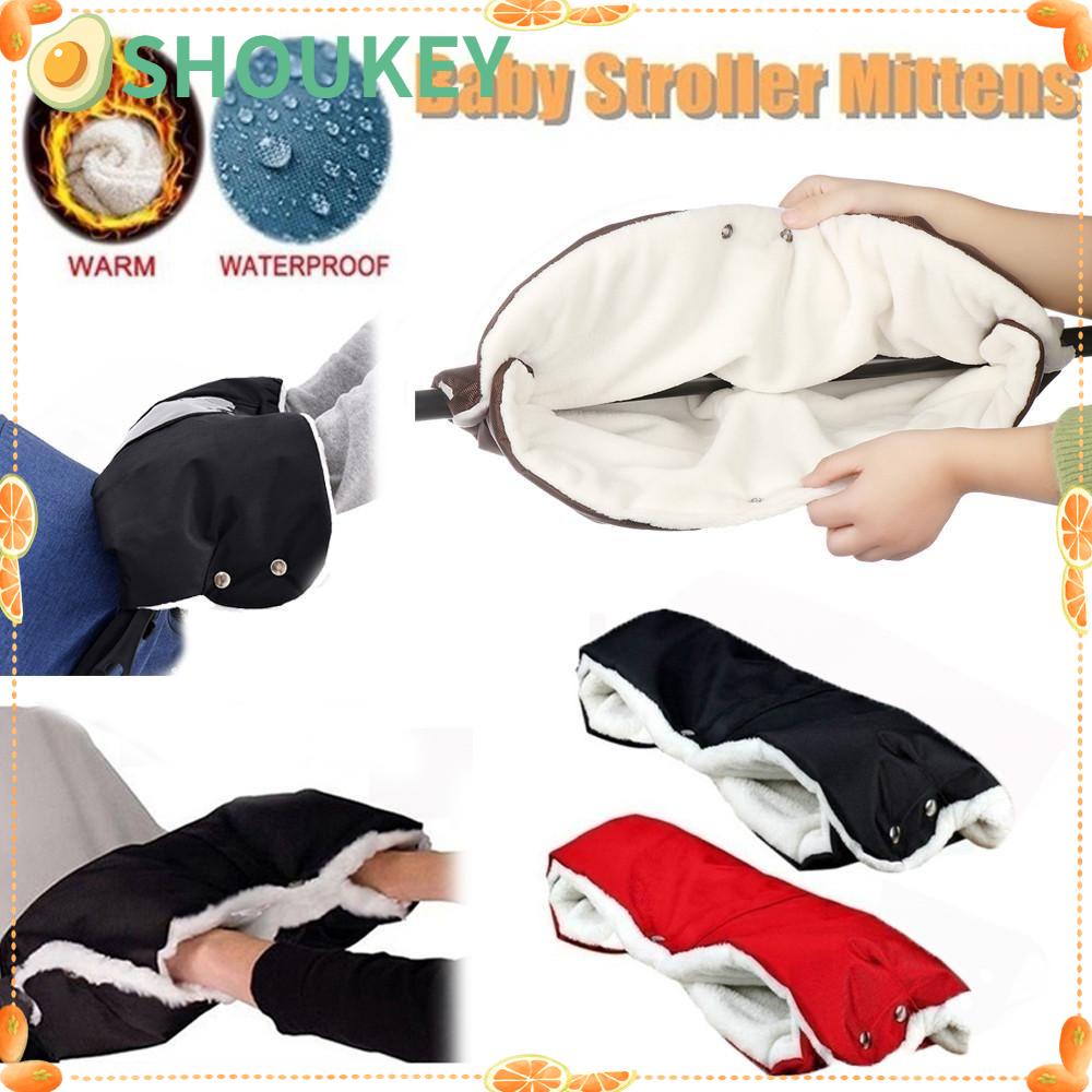 SHOUKEY Găng Tay Dày Dặn Ấm Áp Chống Thấm Nước Cho Xe Đẩy