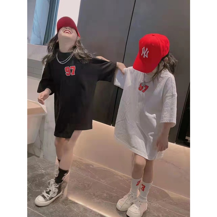 Áo Thun 100% Cotton Tay Ngắn Dáng Rộng In Hình Thời Trang Mới Cho Bé Từ 2-14 Tuổi