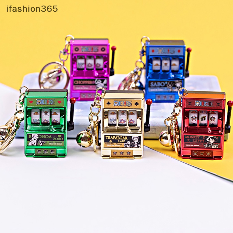 1 Máy Jackpot Mini Dạng Móc Khóa Có Khe Cắm Trái Cây Vui Nhộn ifashion365