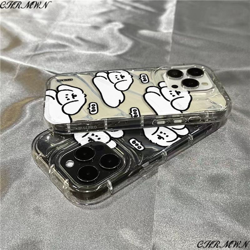 Ốp Điện Thoại Mềm Trong Suốt Họa Tiết Cún Con Dễ Thương Cho Iphone 14Promax 117 1312sins xr 8