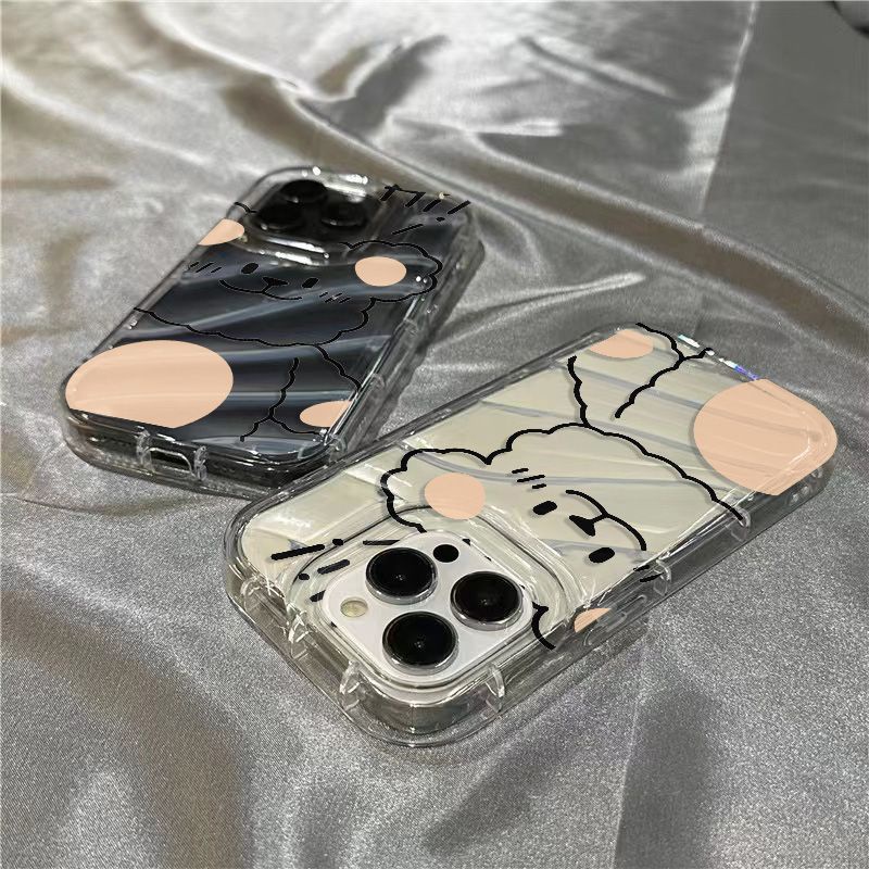 Ốp Điện Thoại Mềm In Hình Gấu Mập Cho Iphone14Promax Xr7 / 8 / 1312 / sins plus11