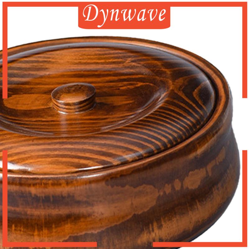 Tô Gỗ Hình Tròn Đa Năng Có Thể Tái Sử Dụng