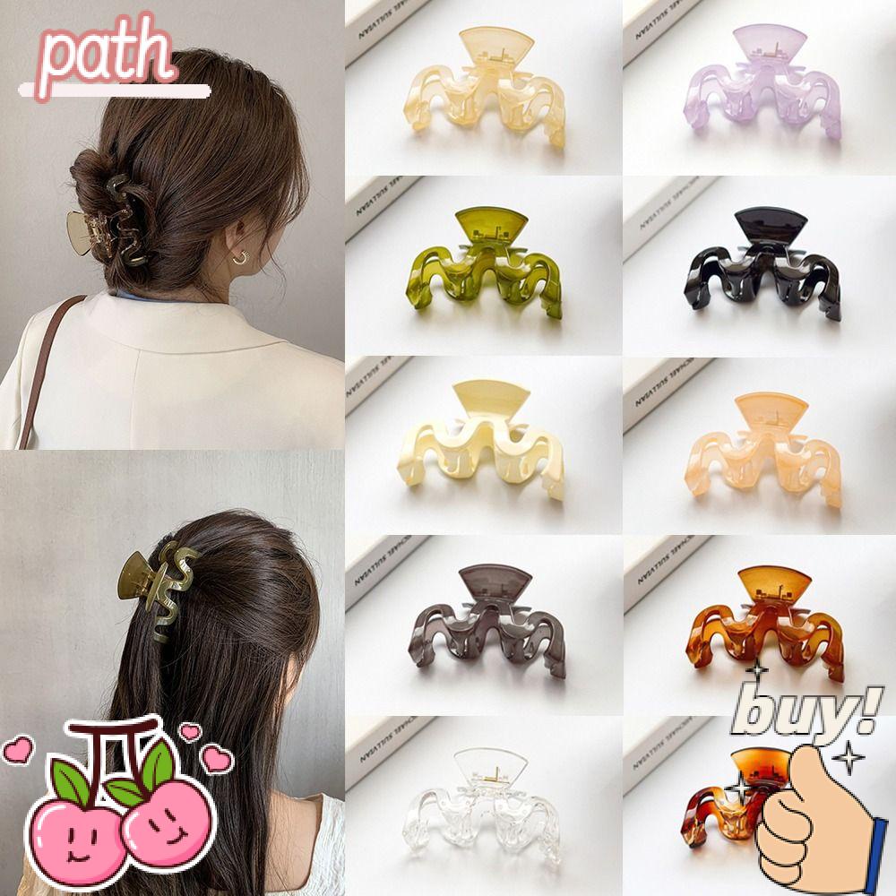 PATH Set 2 Kẹp Tóc Đuôi Ngựa Hình Chữ M Tạo Kiểu Tóc Thời Trang DIY