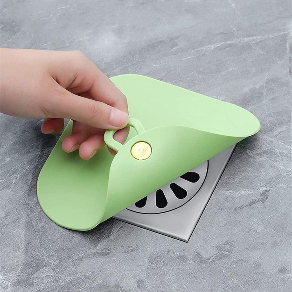 Set 3 Miếng Silicone Chặn Tóc Chống Mùi Hôi Cho Bồn Rửa Nhà Bếp Phòng Tắm