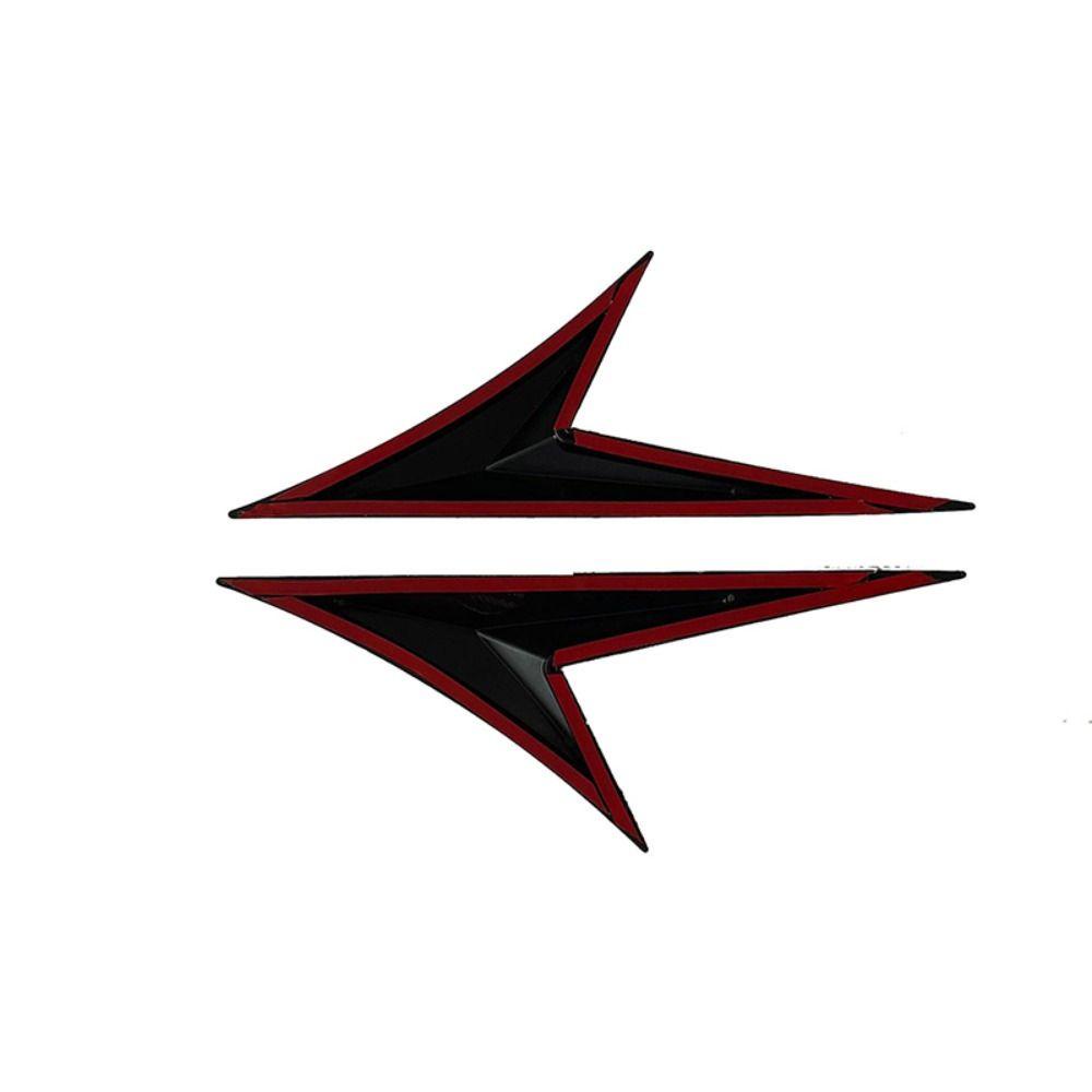 FENDER 1 Cặp Miếng Dán Trang Trí Xe Hơi Hình Đôi Cánh Sáng Tạo Thông Dụng