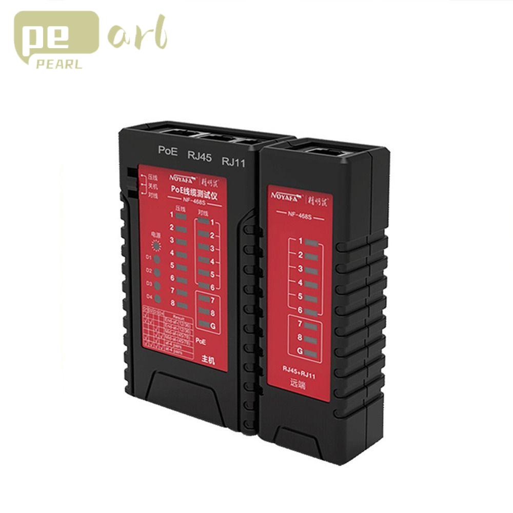 Dụng Cụ Kiểm Tra Cáp Mạng Màu Đỏ Độ Chính Xác Cao Chuyên Dụng Cho Cat5 Cat5e Cat6 Cat6a Cat7