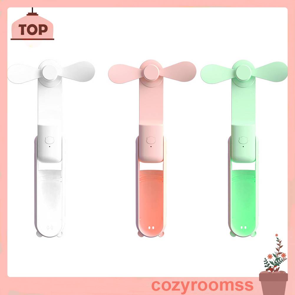 Quạt Điện Làm Mát Cầm Tay 3 Bánh Răng Có Thể Điều Chỉnh Dùng Trong Nhà / Ngoài Trời