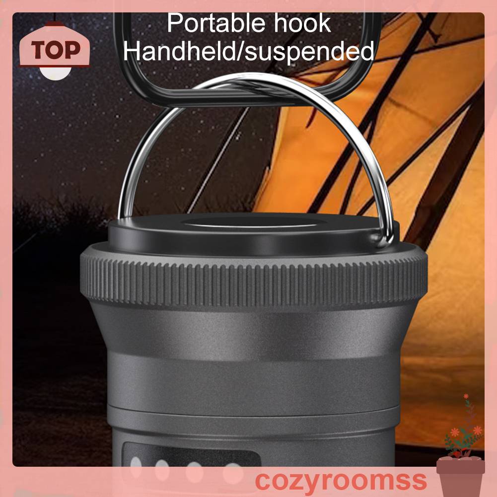 Đèn Cắm Trại Chống Thấm Nước Sạc USB Loại C 10-150LM 1800mAh