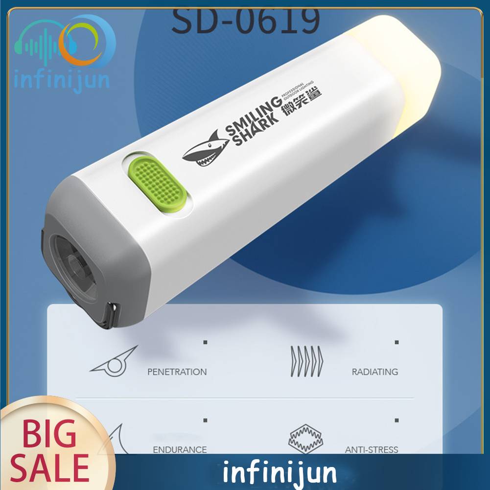 Đèn Pin 1200mAh Chống Thấm Nước 300LM Sạc USB Tiện Dụng Cho Sân Vườn