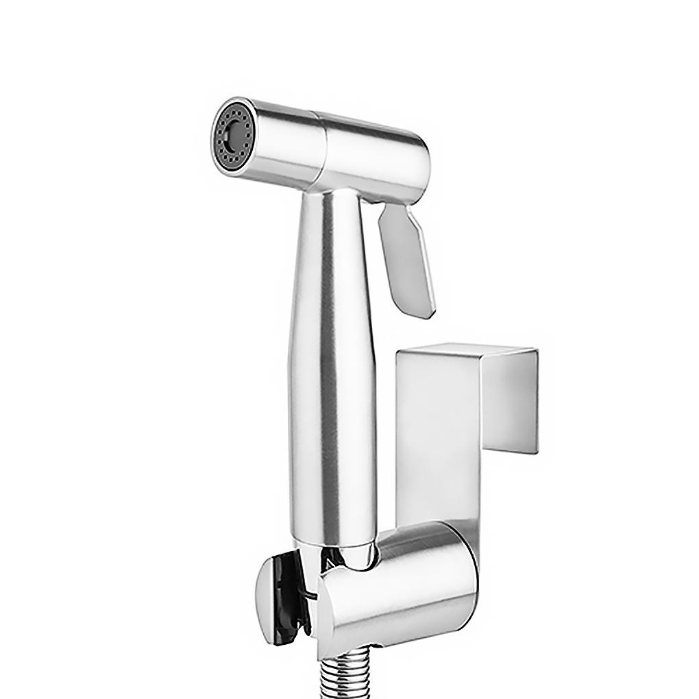 Vòi Xịt Toilet Bằng Kim Loại Không Gỉ Điều Chỉnh Áp Suất Nước