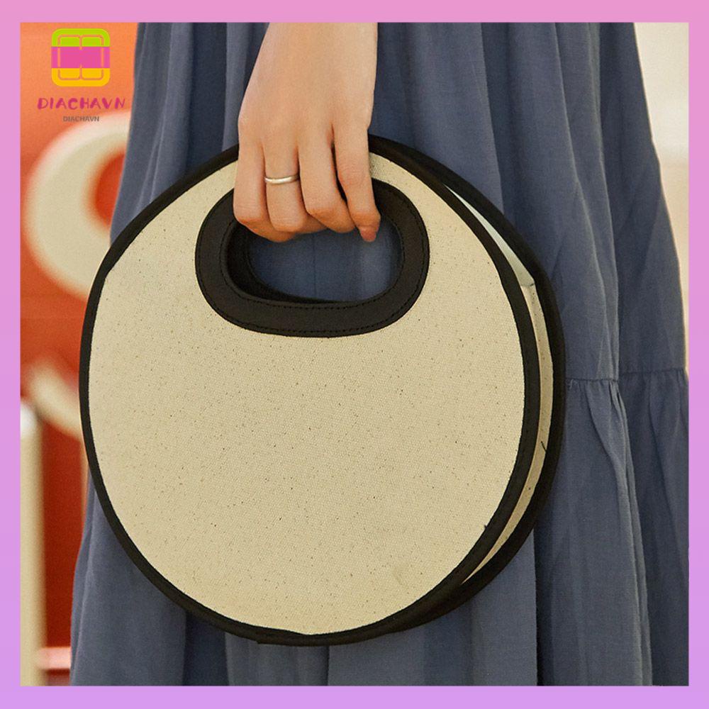 DIACHAVN Túi Đựng Mỹ Phẩm Hình Tròn Cỡ Lớn Tiện Dụng