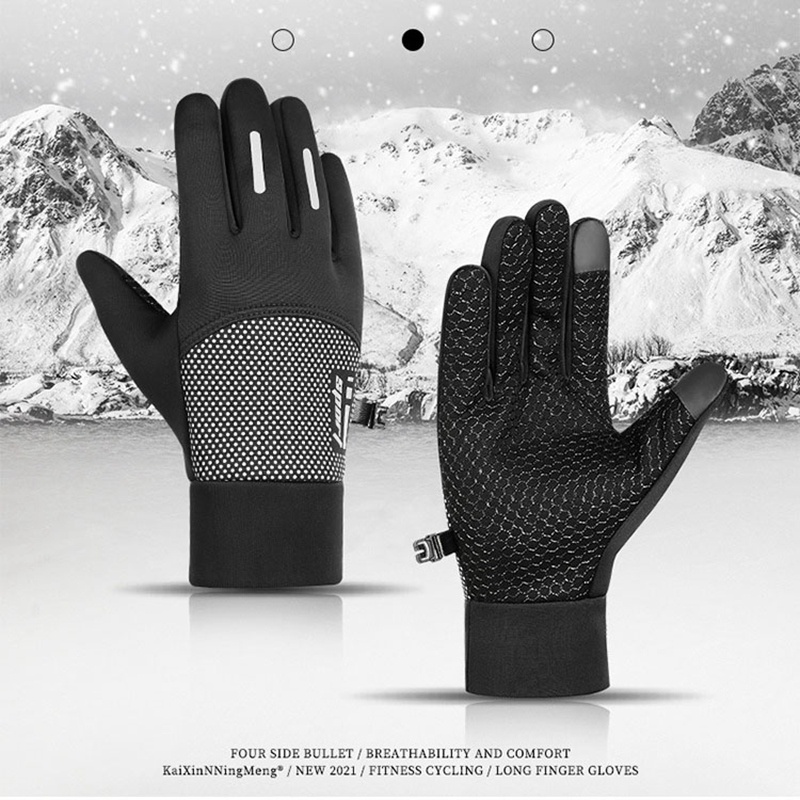 Găng Tay Lái Xe Mô Tô / Trượt Tuyết Giữ Nhiệt Có Thể Dùng Màn Hình Cảm Ứng Dành Cho Nam