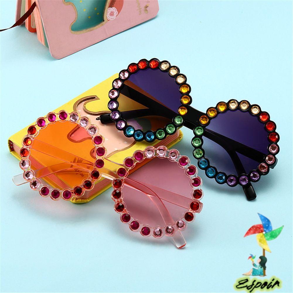 ESPO Kính Mát Đính Pha Lê Chống Tia UV400 Cho Bé