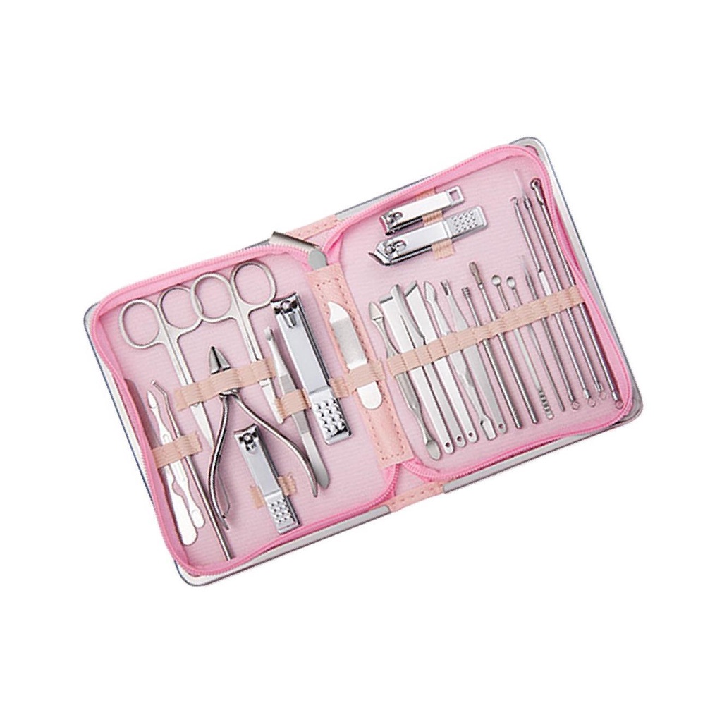 Bộ 26 Dụng Cụ Làm Móng Chuyên Nghiệp Bằng Thép Không Gỉ