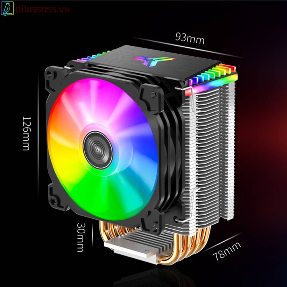 Quạt Tản Nhiệt CPU 4 Pin 12V 4 Cho AMD / Intel
