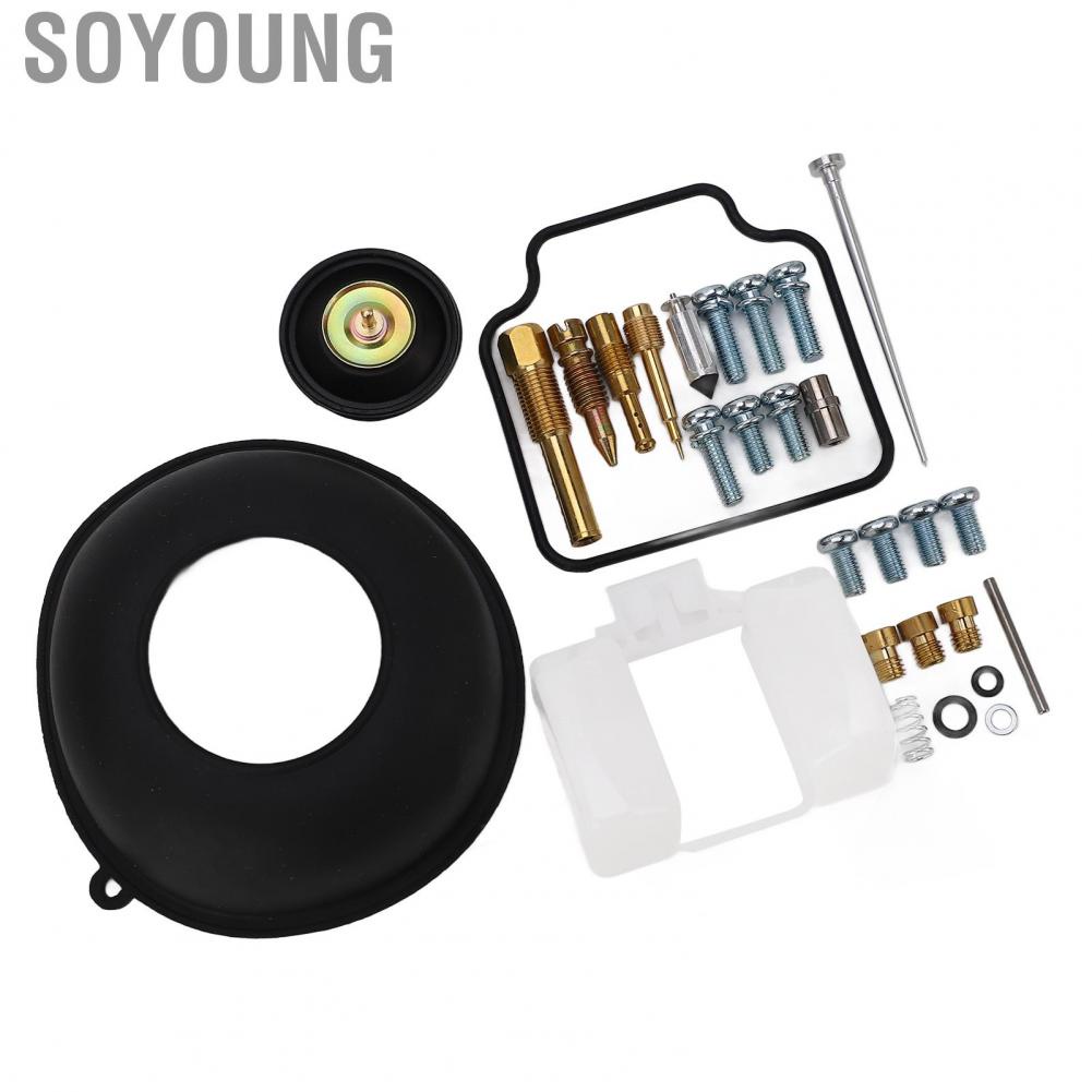 Soyoung 29PCS Carburetor  Kit 16016 MAH 670 Aging Resistant Carb Rebuild Set Fit For NX650 1988 to 1994