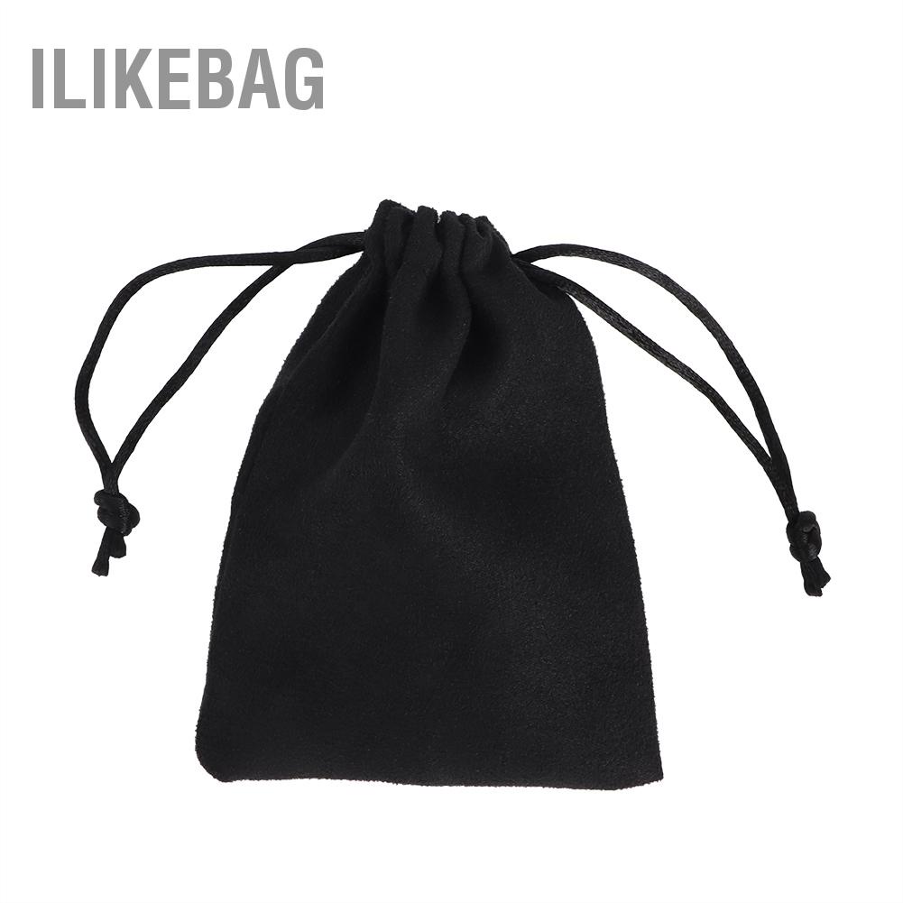 Ilikebag 10 Chiếc Mềm Mại 2 Mặt Da Lộn Dây Rút Tặng Túi Bọc Organzier Cho Đảng GPame/Đám Cưới
