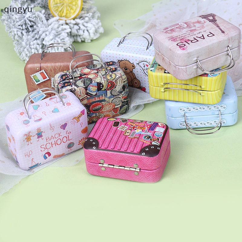 Va Li Mini Bằng Kim Loại Thời Trang Cho Nhà Búp Bê