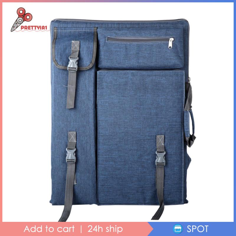 Ba Lô Đeo Vai Đựng Bảng Màu Sơn Nghệ Thuật Có Dây Đeo Vai Điều Chỉnh Được