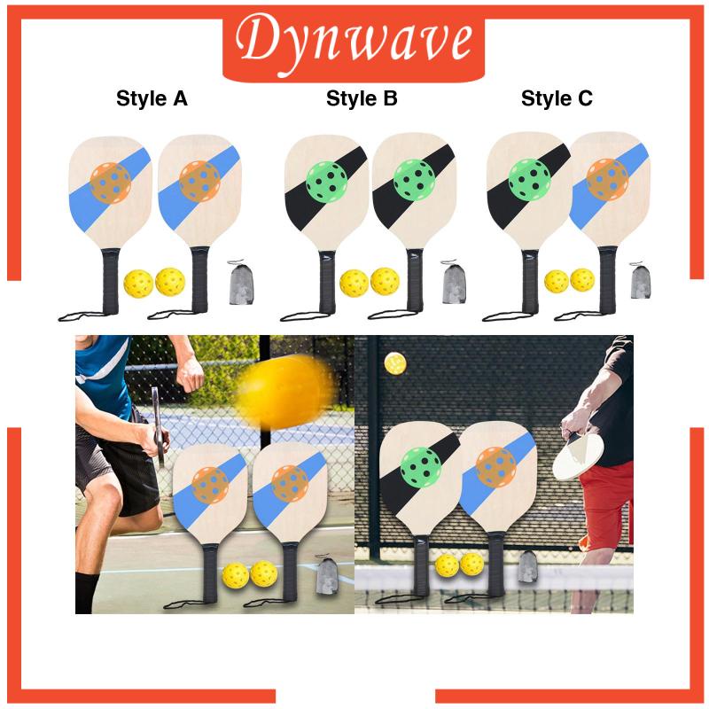 Set 2 Vợt Cầu Lông + 2 Quả Bóng Gỗ Cho Người Mới Bắt Đầu