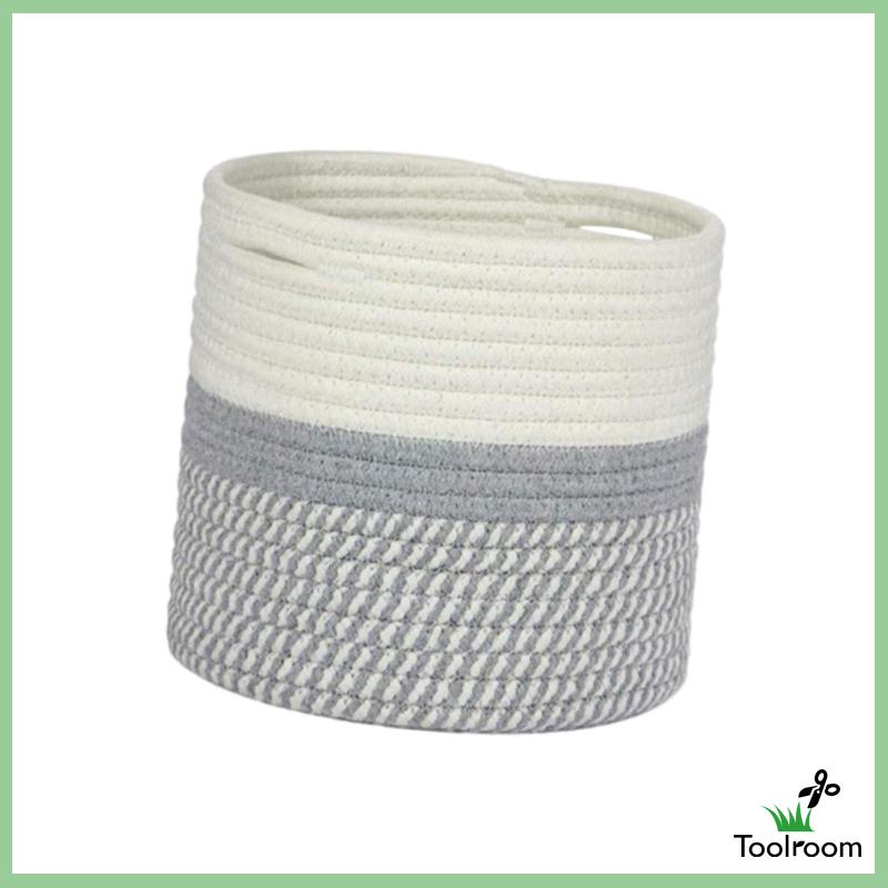 Giỏ Đựng Chậu Cây Bằng Dây Thừng Bện Hiện Đại Dành Cho Trang Trí Trong Nhà