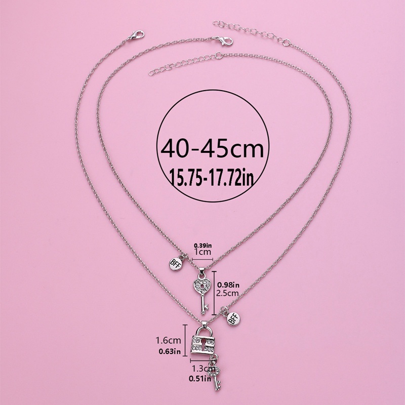 Ygt Set 2 Vòng Cổ Choker Hình Ổ Khóa Và Chìa Khóa Bằng Hợp Kim Màu Vàng Thời Trang Cho Cặp Đôi